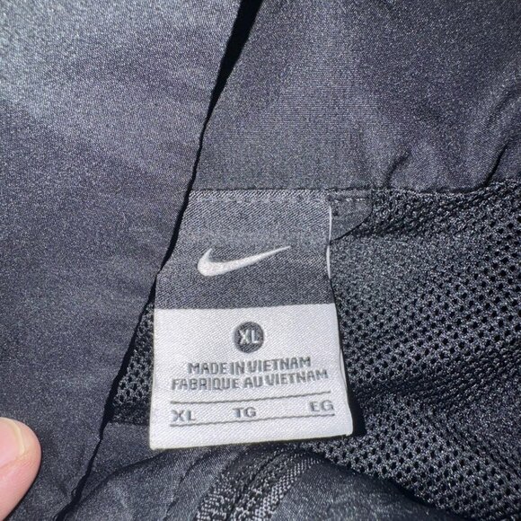 Nike Jacket Mens XL Black Colorblock Full Zip Running Windbreaker 381905-010 - Picture 5 of 10